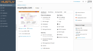 Hustly Hosting Admin Panel