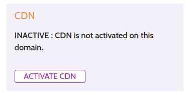 Active your CDN