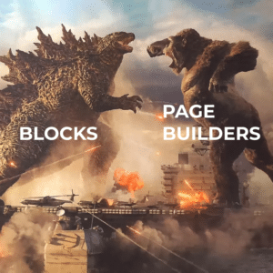 Blocks vs Elementor/Divi and other WordPress page builders